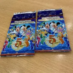 東京ディズニーリゾート コレクションカード 5周年記念 2パック
