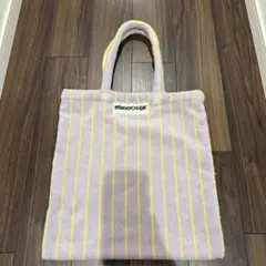 BONGUSTA トートバッグ lilac/neon yellow ライラック