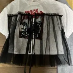 Tシャツ チュール付き