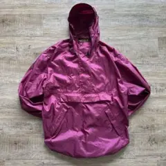 90s Eddie Bauer 黒タグ テックY2K ナイロンジャケット ワイン