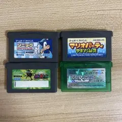 ゲームボーイアドバンス ソフト4本セット