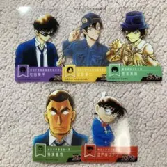 名探偵コナン Cheese！ 6月号 付録 クリアカード 5枚セット