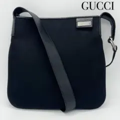 GUCCI グッチ ナイロン ワンショルダーバッグ ブラック メンズ