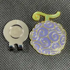 ゴルフマーカー マグネットタイプ ワンピースゴムゴムの実 ルフィ ニカ