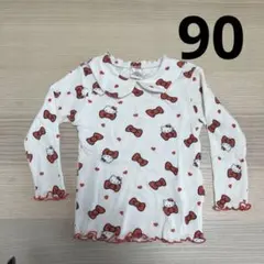 futafuta ハローキティ 長袖Tシャツ 90cm