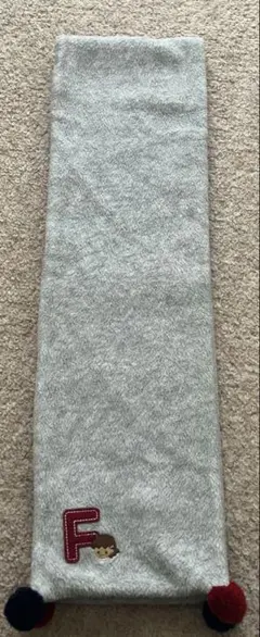 ファミリア　familiar 子供用マフラー　グレー