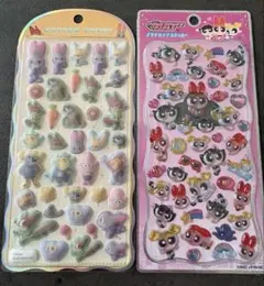 【正規品】プチドロップステッカー パワーパフガール コットンパフィー ズートピア