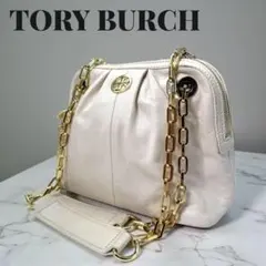 トリーバーチ 蛇柄 パイソン チェーンショルダーバッグ ゴールド金具