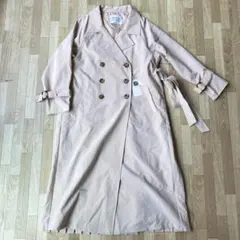 後ろプリーツダブル釦トレンチコート CECIL McBEE 新品タグ付 ベージュ