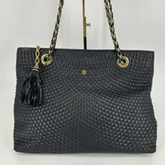 ☆極美品☆BALLY☆バリー☆レザーキルティングトートバッグ☆チェーンショルダー
