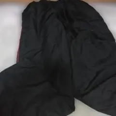 ブラックロングパンツ サイドポケット付き