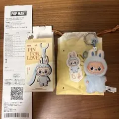 【D】ラブブ　ポップマート　PIN FOR LOVE ぬいぐるみ　イニシャル