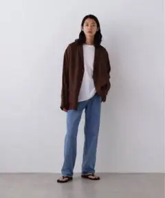 YLÈVE LINEN POPLIN JACKET サイズ3 ネイビー 25SS - メルカリ