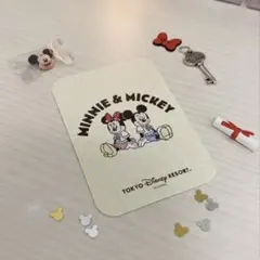 【新品】東京ディズニーランド ミッキー＆ミニー ステッカー シール イエロー