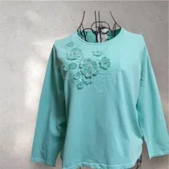 美品 TO BE CHIC 花柄刺繍 半袖Tシャツ - メルカリ