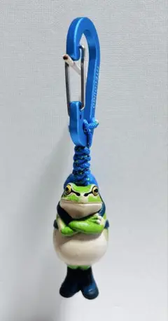 無事カエル 　ブルー　キタンクラブ　カエルの森工房