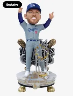 フレディ・フリーマン　ワールドシリーズ優勝記念　ボブルヘッド　ドジャース ⭕フレディ・フリーマン ボブルヘッド 2021年 ワールドシリーズ