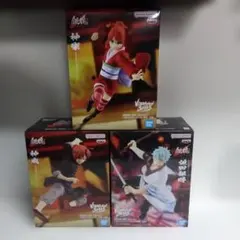 新劇場版 銀魂 吉原大炎上 神楽 神威 坂田銀時 フィギュア 3個セット