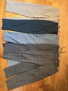 GU メンズ スラックス 5点セット