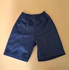 ネイビー ショートパンツ 後ろポケット付き