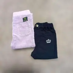 ベビー　スキニーパンツ　2枚セット 80/90