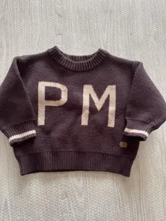 CLOUDY FINE LATER トレーナー 80サイズ ブラウン