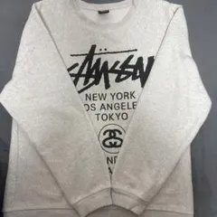 Stüssy ステューシー クルーネック　スウェット　裏起毛オーバーサイズ