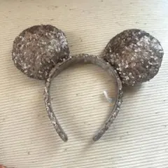 ミッキー　スパンコールカチューシャ　ディズニー