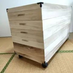 4F 茶箱 木箱 杉 収納 ブリキ キャスター付き アンティーク 昭和レトロ 4F 茶箱 木箱 杉 収納 ブリキ キャスター付き アンティーク 昭和レトロ