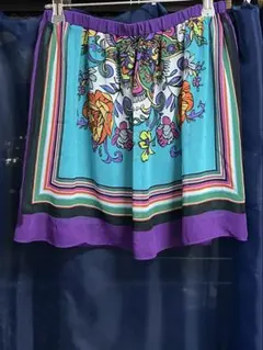 AnnaKerry 花柄ミニフレアスカート