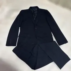 【GU】【美品】黒のビジネススーツ