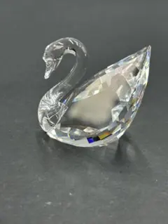 261 SWAROVSKI スワロフスキー 白鳥 ガラス 置物のサムネイル