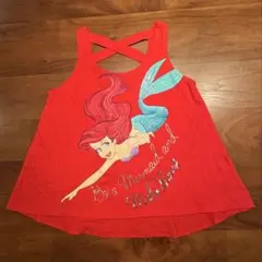 【美品】Disney アリエル キッズ 130cm レッド リトルマーメイド