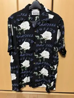 ワコマリア　HAWAIIAN SHIRT 百合柄　アロハシャツ 2026年最新】wacko maria アロハシャツ 百合の人気アイテム - メルカリ
