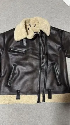ZARA ブラウン ムートンコート
