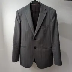 P.S.FA　A4グレーストライプ　ビジネススーツジャケット　お買得　上下セット