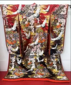 ⚫︎中古⚫︎色打掛⚫︎シックなお色の佐賀錦⚫︎状態はとても良好です 