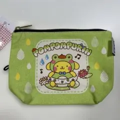 サンリオキャラクターズ　サンリオ　ポムポムプリン ポーチ カエル かえる 未使用