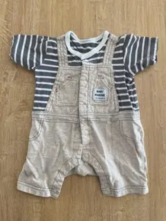 ストライプロンパース 60〜70