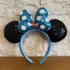ミニーマウス カチューシャ スパンコール