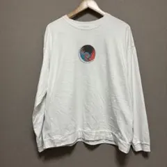 FILA フィラ ビッグシルエット 長袖 Tシャツ メンズ プリント 刺繍