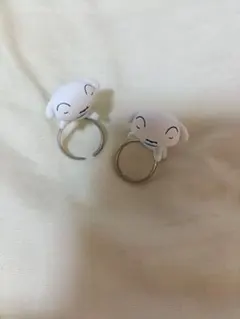 クレヨンしんちゃん　ガチャガチャ　指輪　リング　2個セット