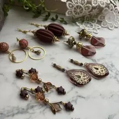 バーガンディオリエンタルピアス　まとめ売り