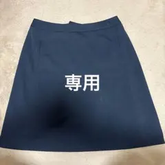Folk 事務服 Ａラインスカート 15号 ブラックのサムネイル