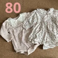 花柄ロンパース　セット