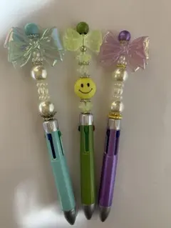 sale✨カスタム４色ボールペン３本✨