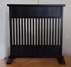 ブラック格子状和風衝立　シンプル１枚式パーテーション　ブラック塗装③ 楽天市場】衝立 和風 格子衝立 屏風 四君子 和室 パーテーション