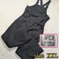 【きれい✨namelessage✨XXL】スノー スノボ ウェア ビブパンツ 黒