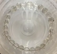 シルバールチルクォーツブレスレット約7.5㎜オーバー内径17㎝　②