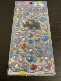 あわわちゃん プチドロップステッカー　ぷくぷくシール